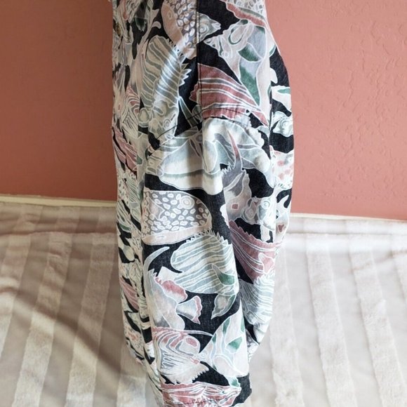 NWT/Cooke Street Honolulu Tropical Fish Reverse Print Hawaiian Shirt/Vintage - Picture 4 of 7